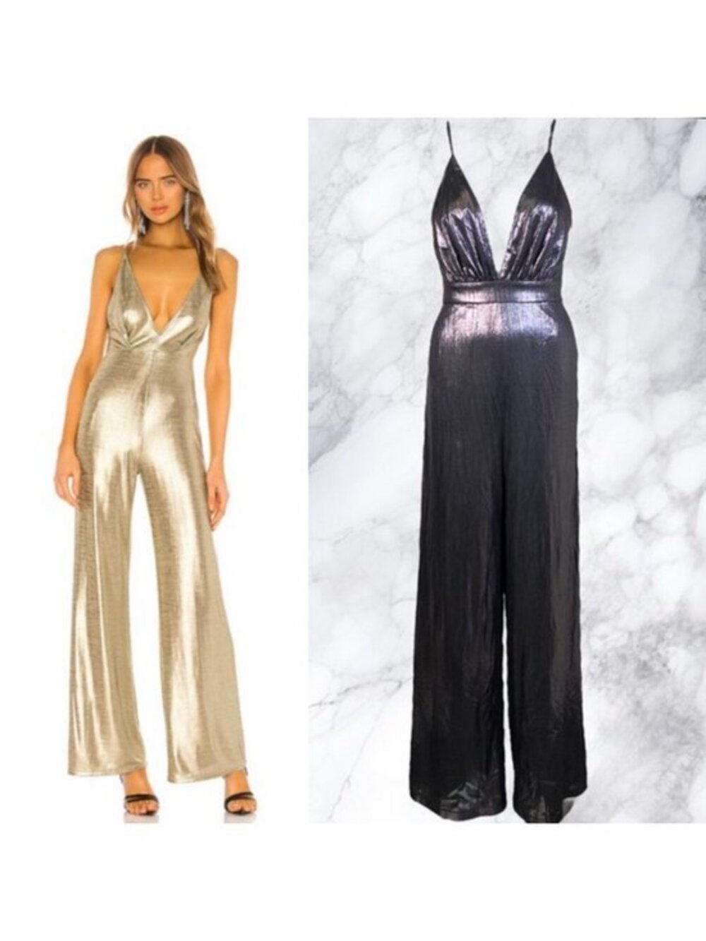 Michael Costello x REVOLVE Ditra Jumpsuit in Pewter